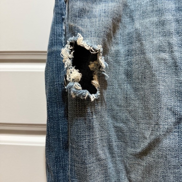 BKE Denim Madison Bootcut Jeans Distressed Stretch Medium‎ Wash Size 27 - Picture 2 of 8